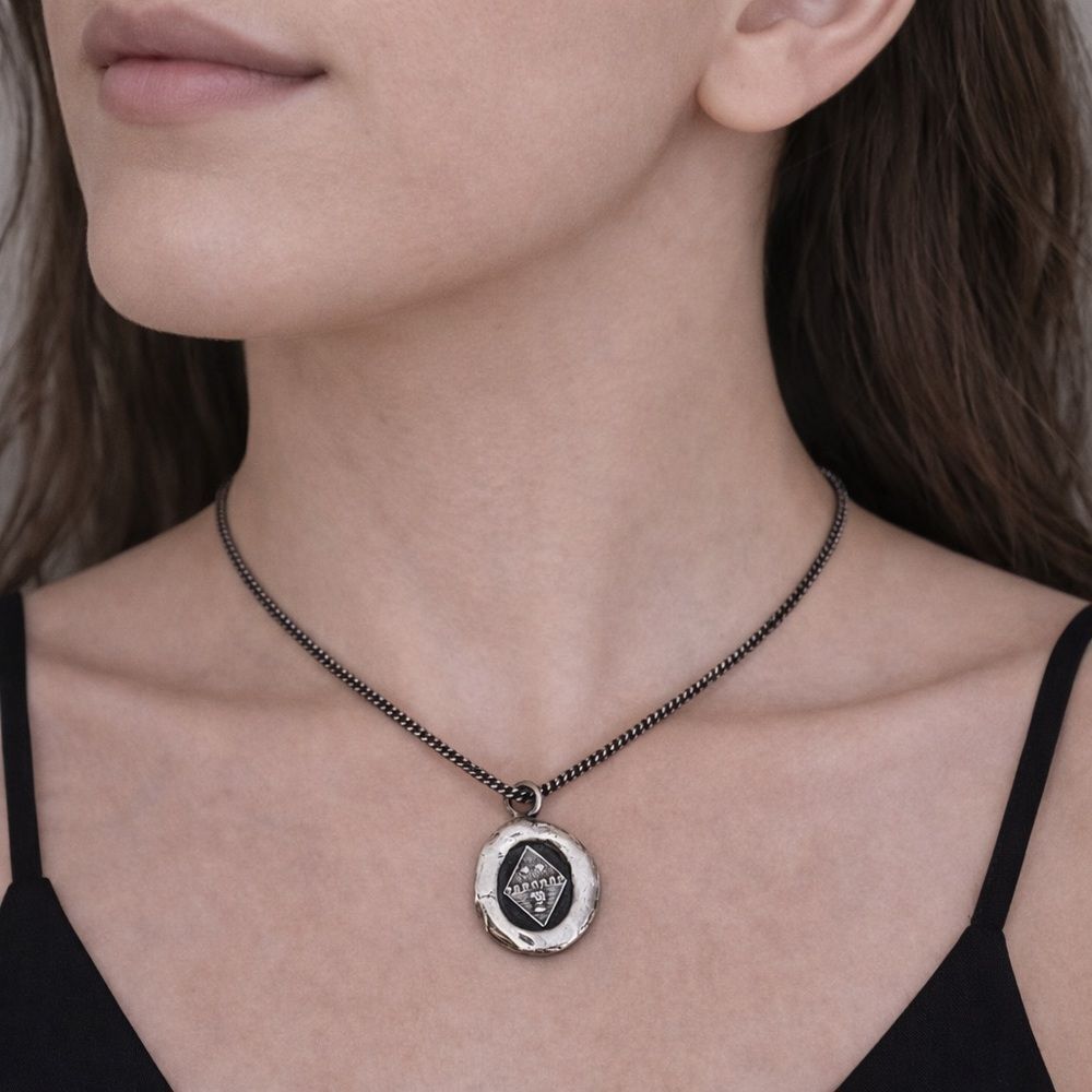 NEW! Pyrrha Harvest of Dreams Talisman 925 Sterling Silver 16” Chain